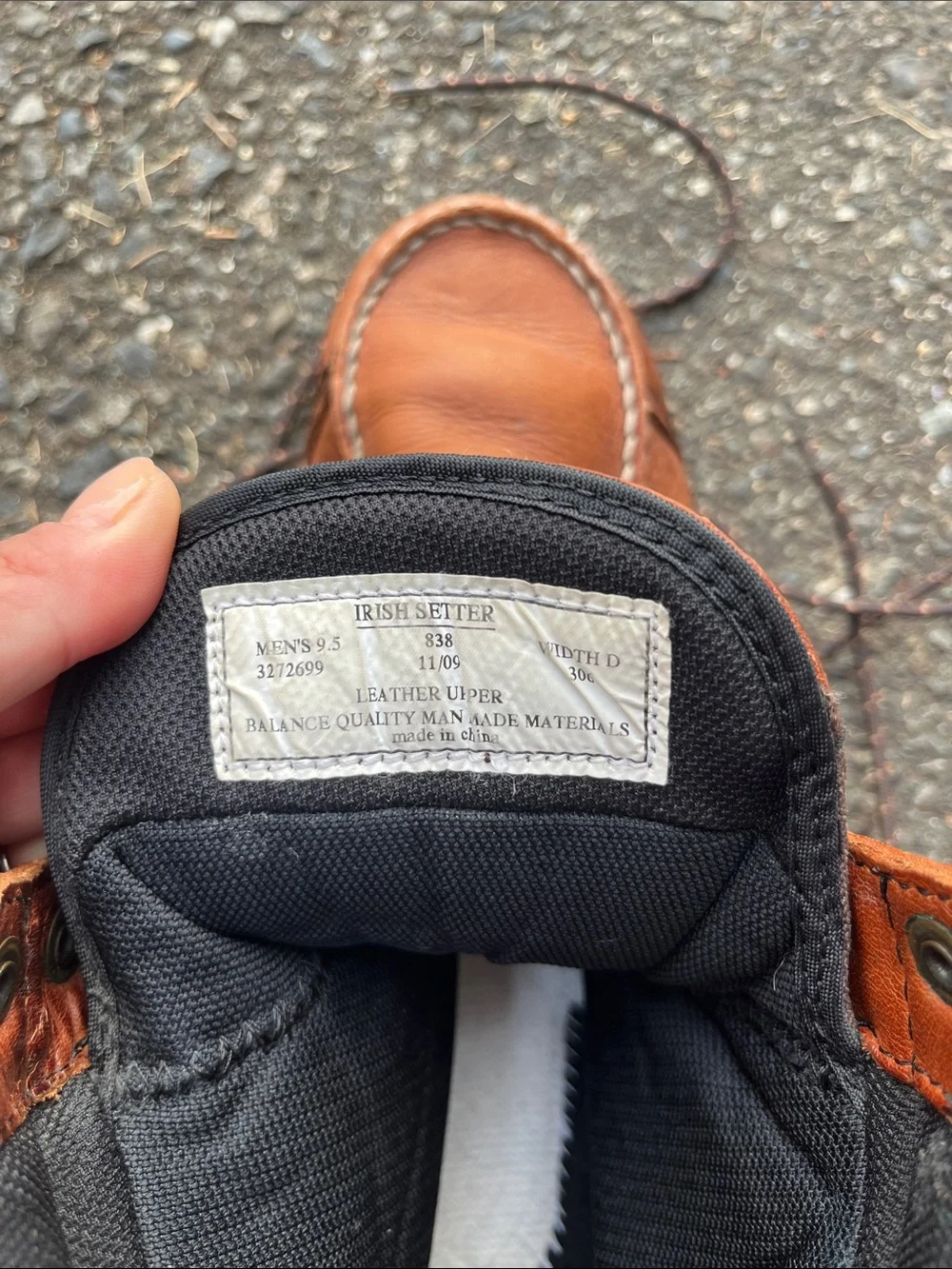 Irish Setter Tan Leather Moc-Toe Work Boots